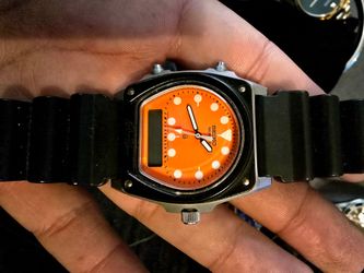 Vintage Seiko SilverWave Ana-Digi Quartz Watch