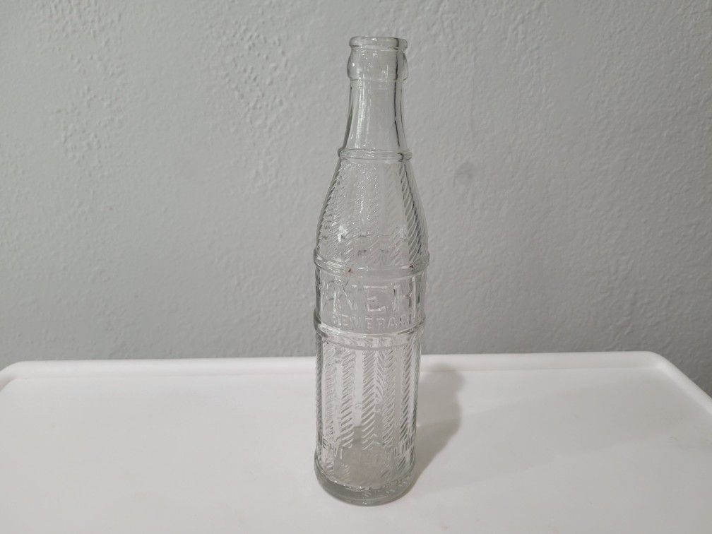 Antique Embossed Nehi Soda Bottle