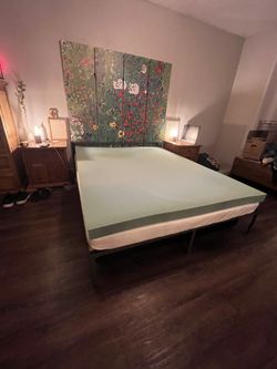 Queen IKEA Meistervik Mattress And NOVAForm Cooling Foam Topper for Sale in Houston TX OfferUp