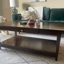 Coffee Table - solid wood, 48”x28”