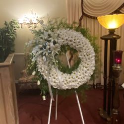 Funeral Arrangements And Flower Stands
