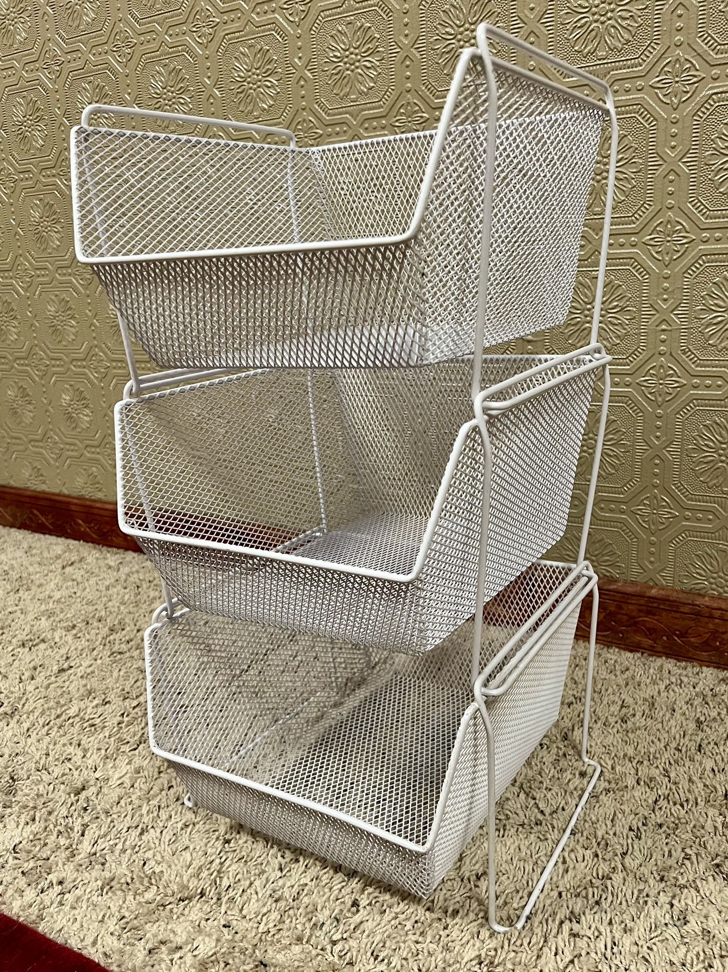 3 Tier Wire Storage Basket