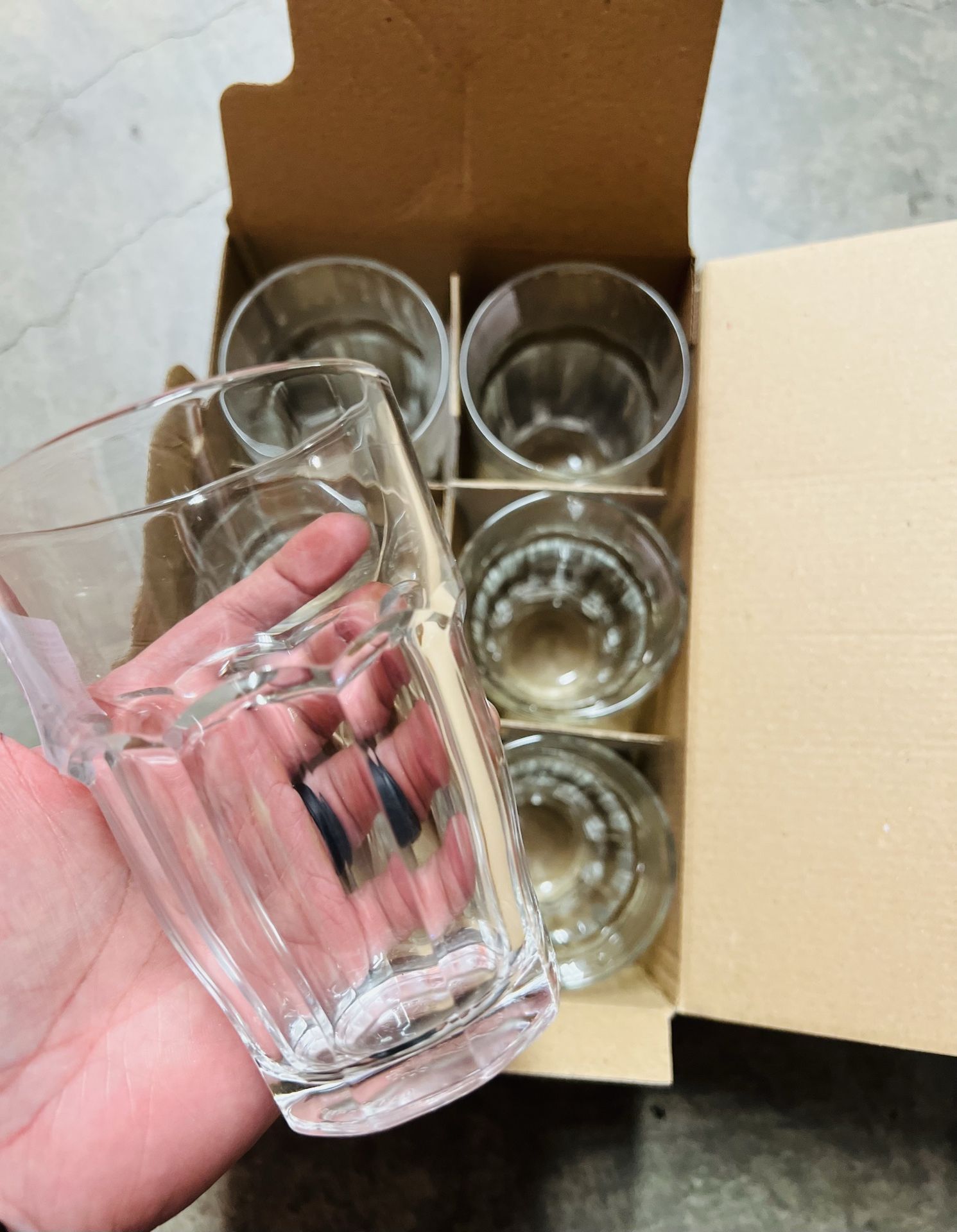 Bormioli Rocco Rock Bar Drinking Glasses *Made in Italy* Set of 6