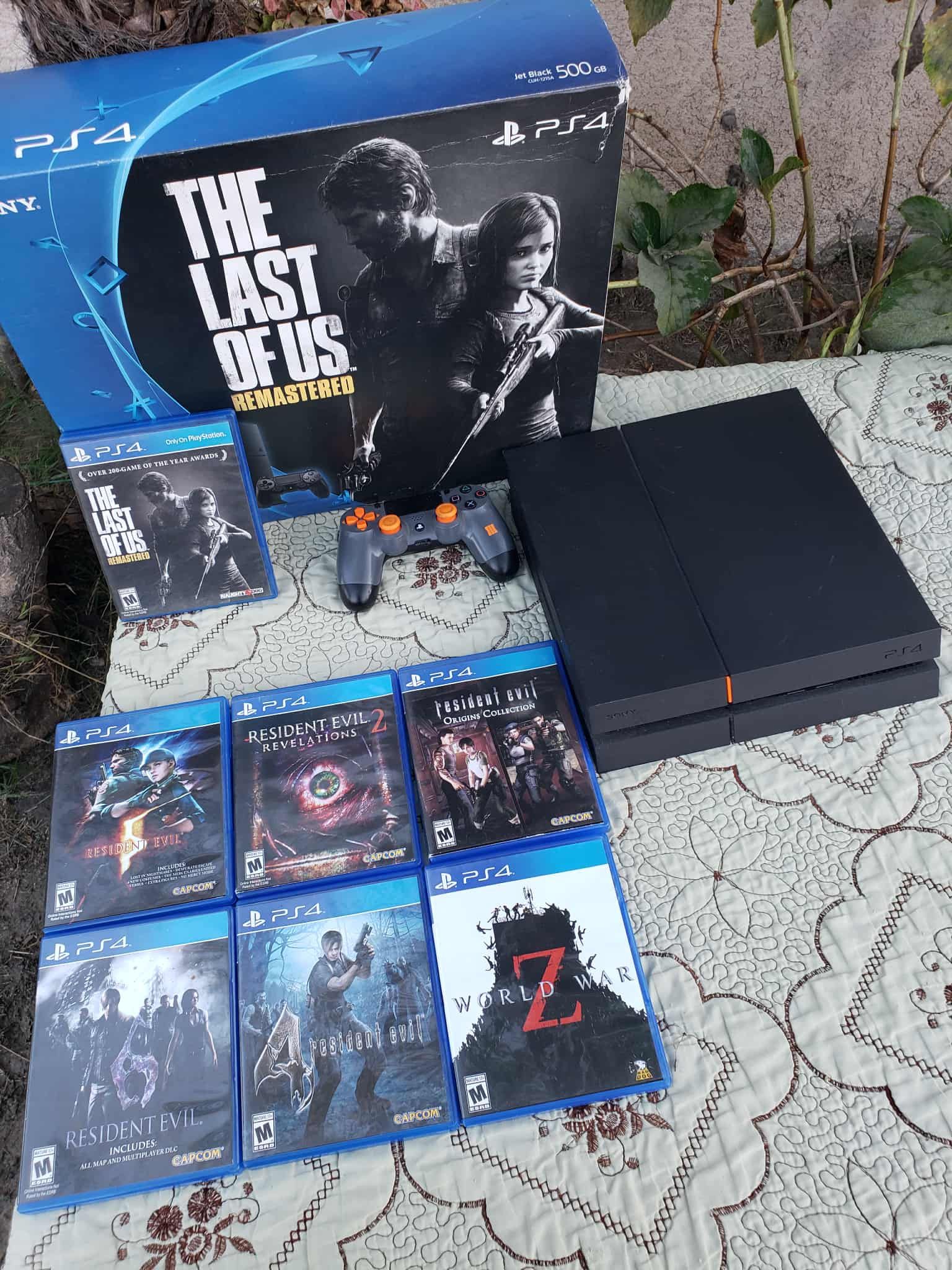 The Last Of Us Playstation 4 PS4 500GB with Games & Limited edition Controller $260! PER COMBO 1 OUT 11 combos. Playstation 4 Trade For $400! Item & U