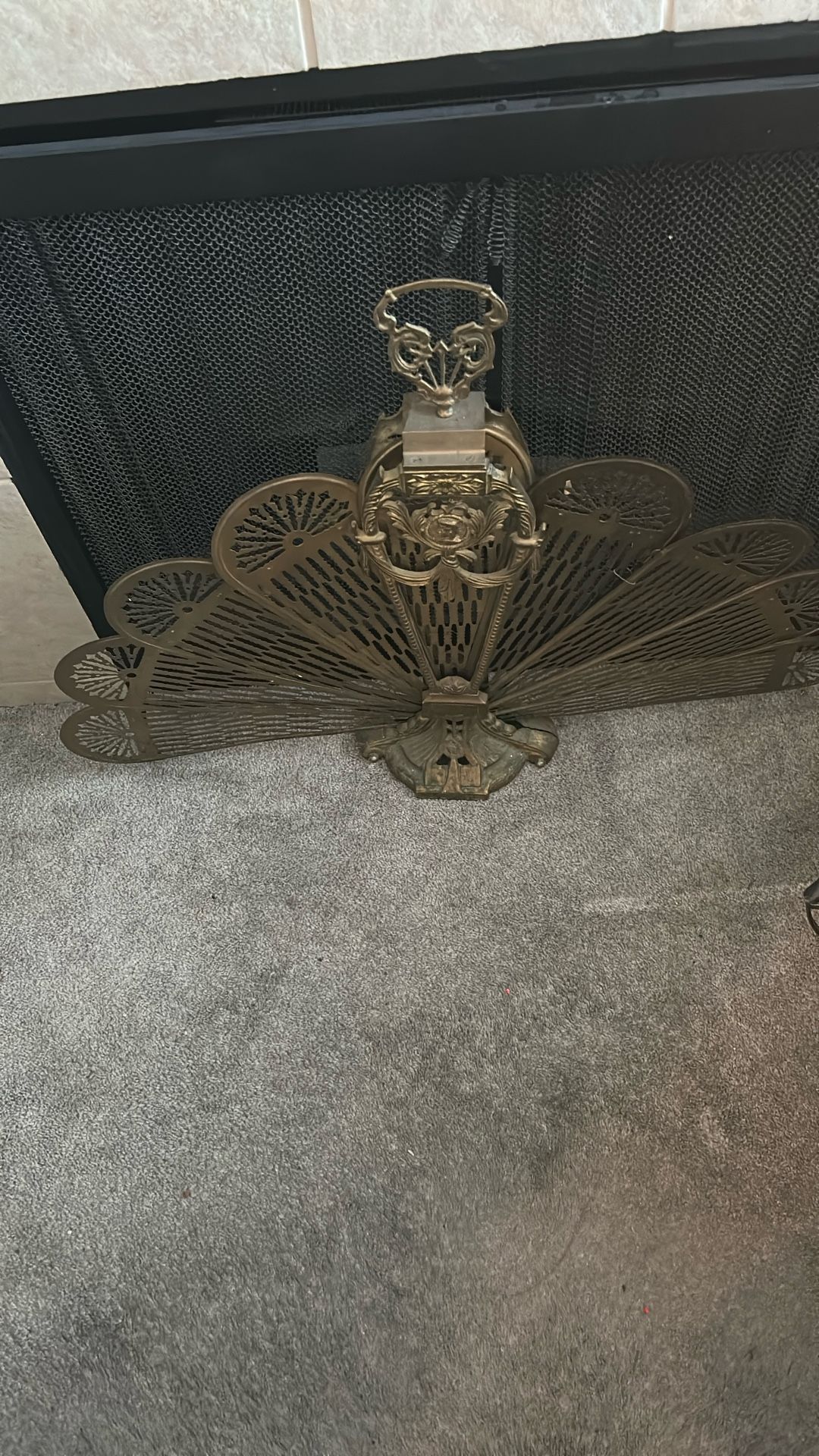 Brass Fireplace Screen