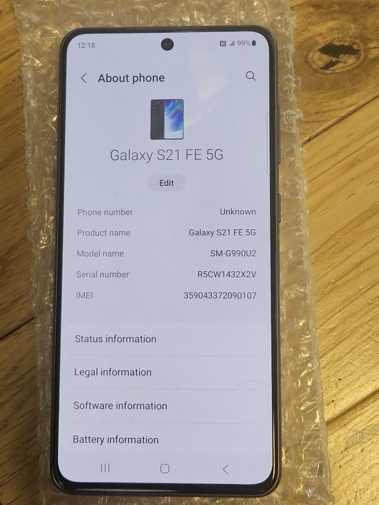 📱 Samsung Galaxy S21 FE 5G – Great Condition, Unlocked / Factory Reset