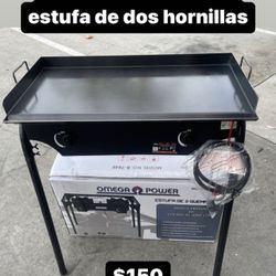 Plancha Nueva Con Mangera I Patas Desmontables Nuevo En Caja Para Gas Propano