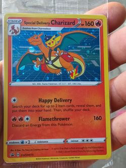 Special delivery Charizard sealed with halo swirl