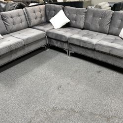 Velvet Sectional