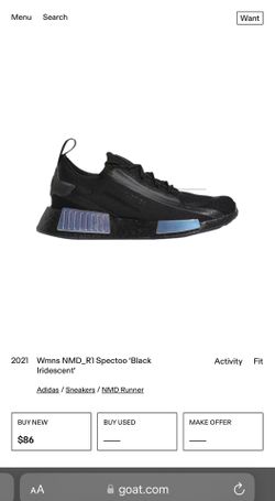 NMD_R1 Spectoo (Black Adidas NMDs Size 6.5)