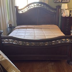 Headboard and bed frame
