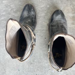 Freebird by Steven “Santiago” Leather Harness Boots – Women’s Size 9