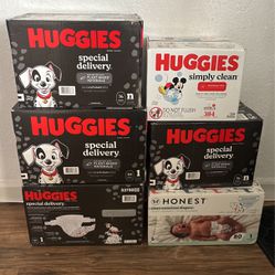 Huggies Special Delivery / Honest / Wipes 