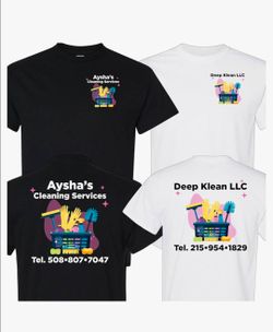 Custom Printed Business Logo T-Shirts