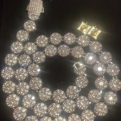 Moissanite Chain Choker Style 