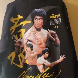 Bruce Lee Hoodie Size Large 