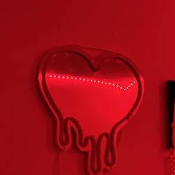 Kids light Up Heart Mirror 