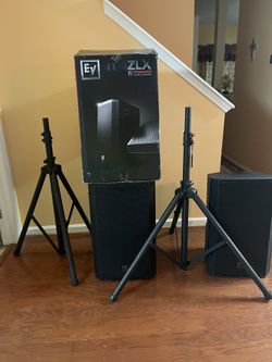 Sound System Equipment  And Speakers 