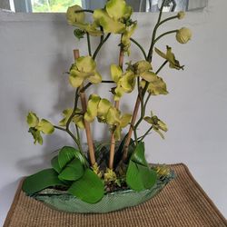 Faux Decorative Orchid 