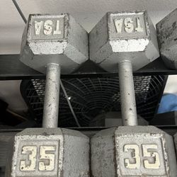 35 LB Dumbbells 