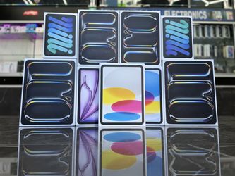 iPad 11th Gen A16, iPad Mini 7th Gen A17 Pro, iPad Air 11” & 13” M3, iPad Pro 11” & 13” M4/M5 ((Take It Home In Payments/ llévatelo a casa en pagos) o