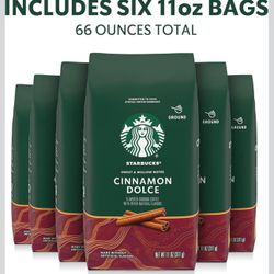 Starbucks Cinnamon Dolce Ground Coffee – 6 Pack (Bulk Deal!)