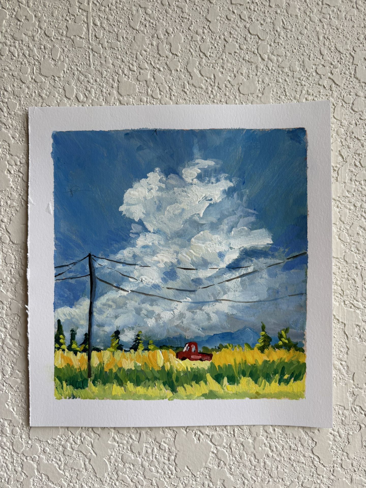 Vibrant Landscape Art Painting