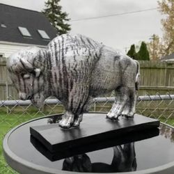 The Silver Buffalo Statue