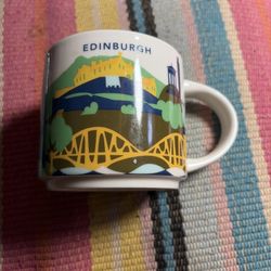 Starbucks You Are Here Collector Series EDINBURGH 14 oz Coffee Mug Cup
