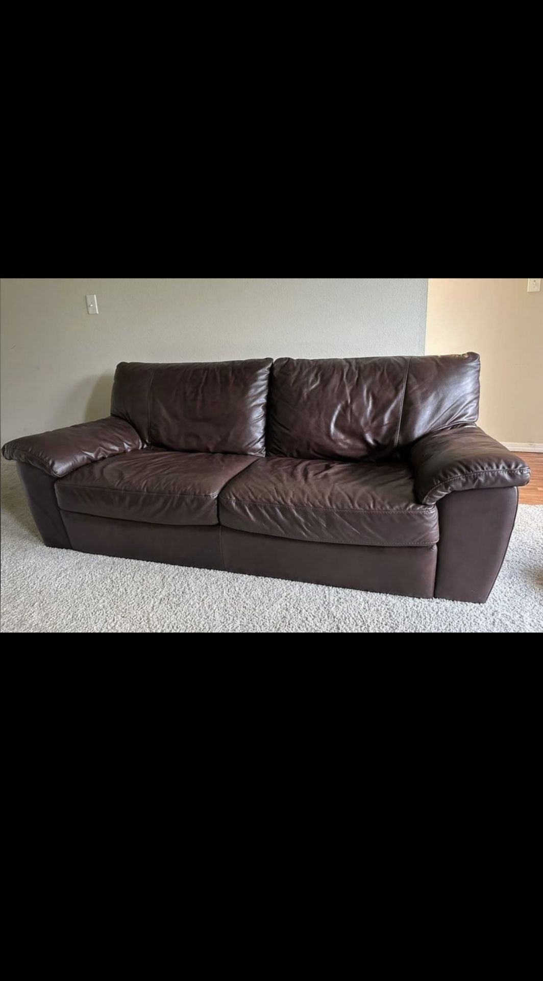IKEA Leather Recliner And Couch for Sale in Redmond, WA OfferUp