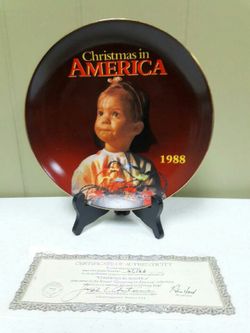 Collectible Christmas Plate