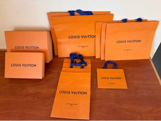 Louis Vuitton bags and boxes