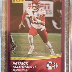 2022 Panini NFL Sticker And Card Collection Patrick Mahomes /125