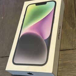 256gb iPhone 14 W/Box & Accessories