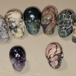 Mini Skulls For Sale... 2inch In Length By 1 1/2 In Tall.