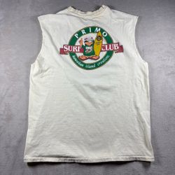 Vintage Hawaiian Island Creations HIC Surf Men’s L Distressed Sleeveless 80s#4A