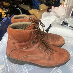 Wolverine Brown Leather Boots W03122 Durashocks SR Direct-Attach Size 13