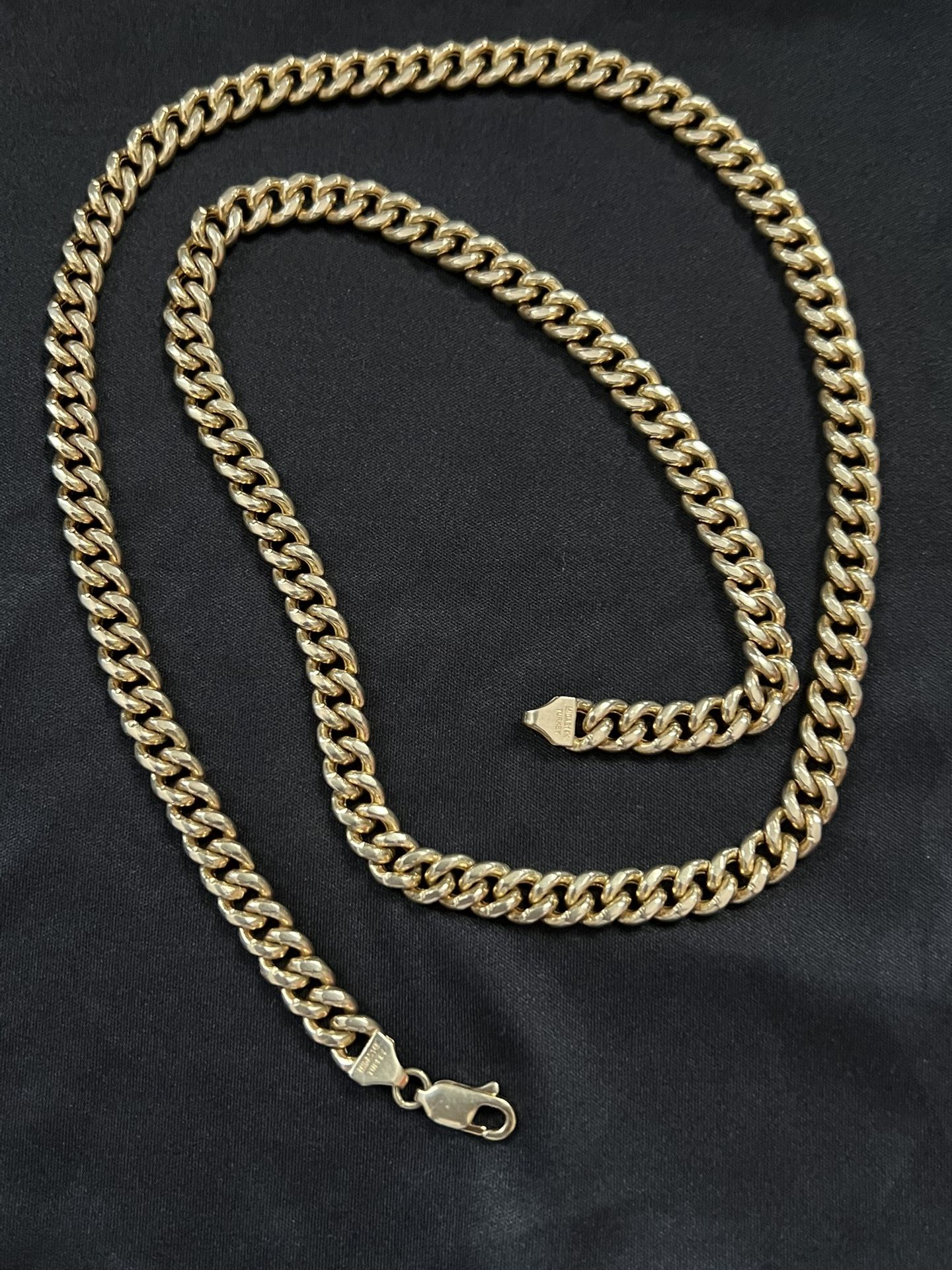 14K Yellow Gold Miami Cuban Chain 26”