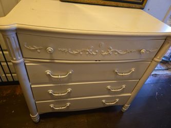 white dresser