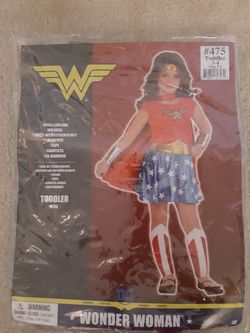 WONDER WOMAN COSTUME TODDLER 3-4