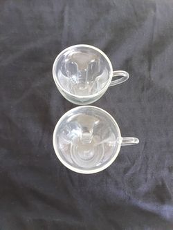 JoyJolt Disney Mickey Mouse Double Wall Espresso Cups - 5.4 oz Set Of 2