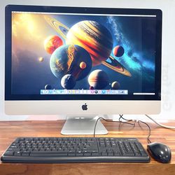 Apple iMAC 27” 2013 3.2Ghz i5 8GB 1TB Chipped Glass Fully Functional!!