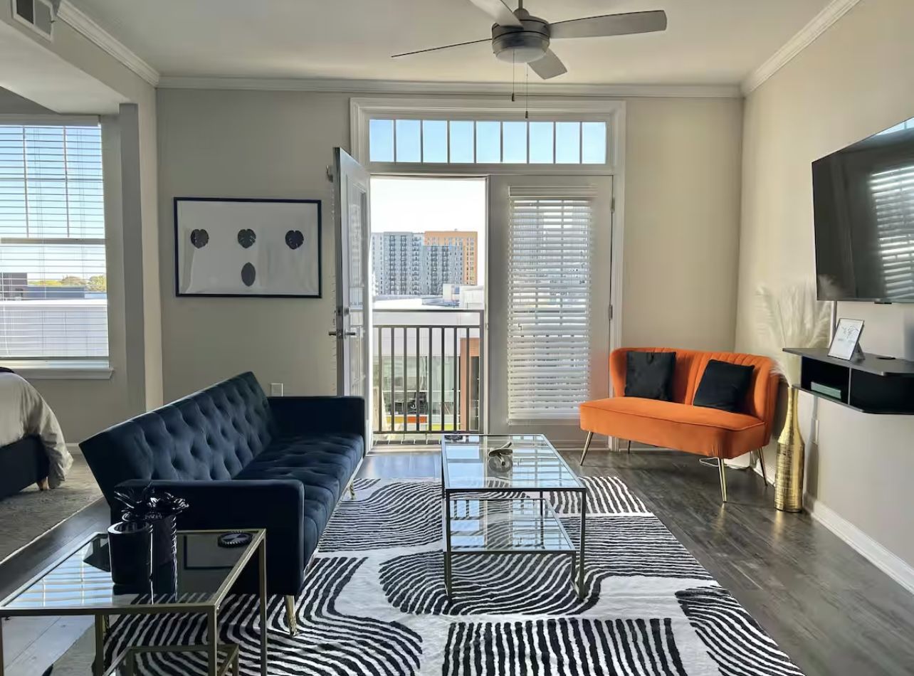 Black Suede Futon Couch Bed