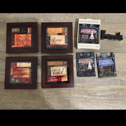 Home Wall Decor Plaque Accents Bundle