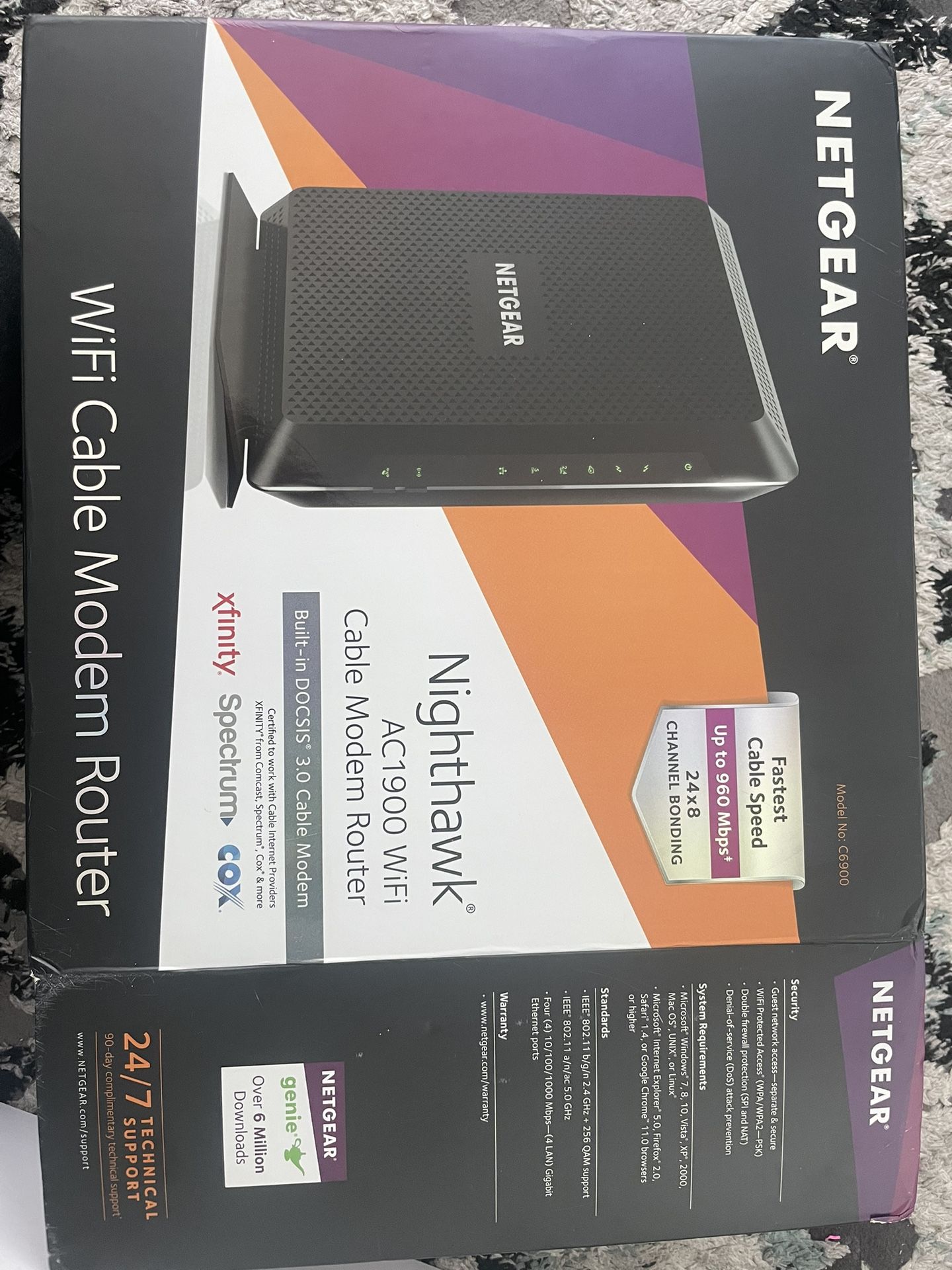 NETGEAR Night Hawk Cable modem router