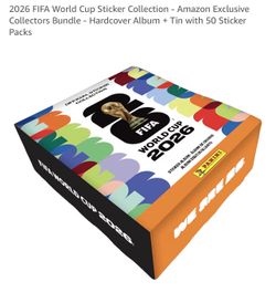 Panini sticker back with hard cover album