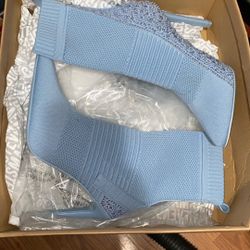 Steve Madden Maxwelle Blue Heels 