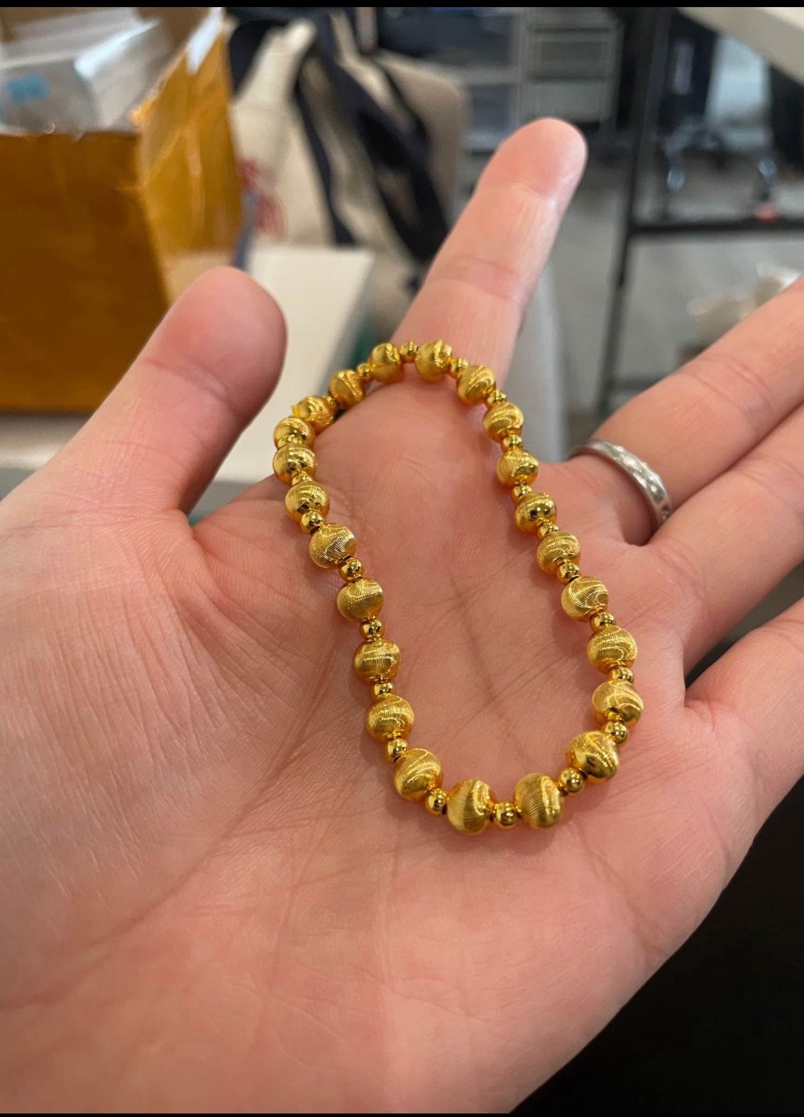 24k gold-plated bracelet