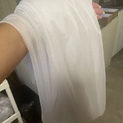 Wedding Arch Draping Fabric White Sheer