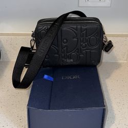 Dior Mini Safari Bag Black Leather Brand New 